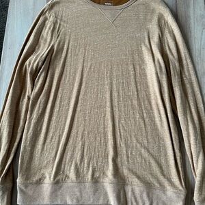 Sonoma Men's Tan Crewneck Sweater